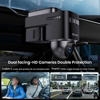 Car Sentinel 4G Dash Camera avec double objectif Surveillance complète de l'intérieur Caractéristiques de stationnement et de sécurité pour véhicules Black Box