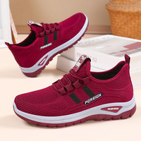 Chaussures femmes 2025 printemps nouvelles chaussures pour femmes en gros dans la hauteur chaussures respirant plate-forme sport