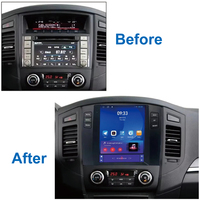 Radio Estéreo para Auto Android 13 Vertical de 8 Núcleos, 8G+256G, Carplay Inalámbrico, Reproductor para Mitsubishi Pajero V93/V97/V95/V98 2007~2020