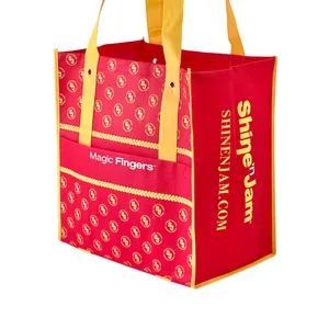 Mochila Estudante-Friendly Sustainable Lifestyle Nylon Tote Bag Canvas Plain Box para Celebrar
