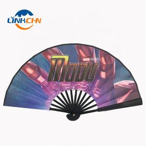 Ventilador plegable de mano promocional con impresión de doble cara personalizada - Product Image 4