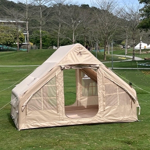 Lớn Không Thấm Nước Ngoài Trời Cắm Trại Lều Không Khí <span class=keywords><strong>Inflatable</strong></span> Cứu Trợ Thảm Họa Nơi Trú Ẩn Một Phòng Ngủ Oxford Chất Liệu PVC Dễ Dàng Không Khí Cabintent - Product Image 1