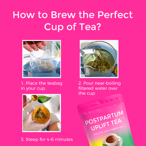 <strong>Postpartum</strong> Recover <strong>Tea</strong> Hormone Balance for Women After Pregnancy Chamomile <strong>Tea</strong> with Red <strong>Raspberry</strong> <strong>Leaf</strong> for Mood Support - Product Image 4