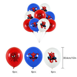 Venta al por mayor Spiderman Anime personaje cumpleaños fiesta decoración Banner pastel Topper globo conjunto para niños - Product Image 4