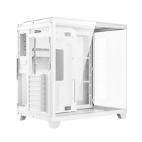AntarcChill Wholesale Custom Gaming Case Atx Full Tower 3 Tempered Glass Front Panel Rgb Effect Computer Desktop PC Case Cabinet