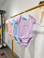 Justaucorps de gymnastique pour filles en coton coloré tendance et très vendu, justaucorps de ballet