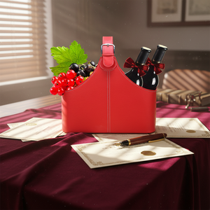 <span class=keywords><strong>Cesta</strong></span> de Regalo de Cuero PU en Stock, <span class=keywords><strong>Cesta</strong></span> para Revistas, Cestas de Almacenamiento para Regalos de <span class=keywords><strong>Navidad</strong></span>, para Regalos Promocionales y Empresariales, Vacías - Product Image 2