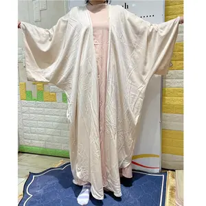 Nuovo design 2 pezzi set abiti turchi borka etnico abayah musulmano abaya abbigliamento islamico donna