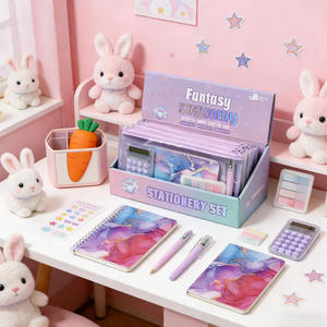 Set de Papelería de Fantasía al por Mayor con Caja Exhibidora, Kit de Útiles <span class=keywords><strong>Escolares</strong></span> Bonitos a Granel para Tiendas de Regalos Infantiles - Product Image 2