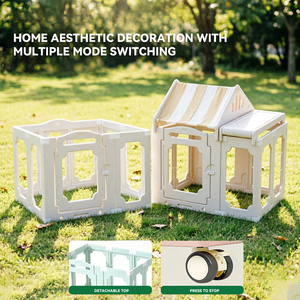 Nouvelle Parc de jeu intérieur pour animaux de compagnie, hauteur accrue, épaissi, écologique, clôture de sécurité pour chiens, barrière d'isolement, maison pour chats, vente en gros - Product Image 3