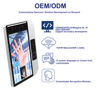 Lector Biométrico de Alta Seguridad para Verificación con Reconocimiento Facial y de Venas de la Palma de la Mano para Control de Acceso en Banca, Finanzas y Centros de Datos