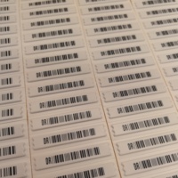 Étiquette adhésive en ABS Chaofang AM-DR003 58kHz AM Dr pour code-barres, étiquette de sécurité souple pour système EAS de supermarché (45x11mm)
