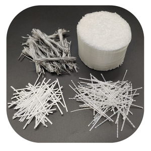 콘크리트 보강용 웨이브 양각 합성 매크로 섬유 폴리머 섬유 - Product Image 4