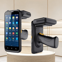 Lector RFID Portátil OEM de 64 MB para Logística, Smartphone PDA con Escáner de Código de Barras, 4G, OCR, Reconocimiento Facial y de Huellas Dactilares