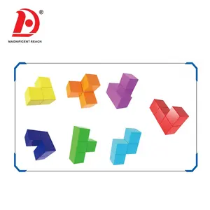 Varda Kid Educatief Creatie 3D Puzzel Bouwsteen Set Kleurrijke Magnetische Magische Kubus Speelgoed