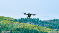 Drone pulvérisateur agricole professionnel FP300 avec réservoir de pulvérisation de 15 L, haute productivité pour utilisation agricole