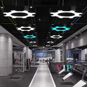 Lámpara Colgante Geométrica Moderna con Cuerpo Dorado, LED E26, Acero Inoxidable, Altura Ajustable, para Sala de Estar, 3500K - Product Image 6