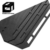 Plaques en fibre de carbone personnalisées 1mm 2mm 3mm 4mm, cadres en fibre de carbone CNC, cadre de plaque d'immatriculation en fibre de carbone 3K Twill