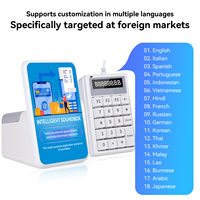 MD718C 4G WIFI Pago Dinámico QR Code Generator Soundbox Con Impresora Térmica Nuevas Soluciones de Pago POS