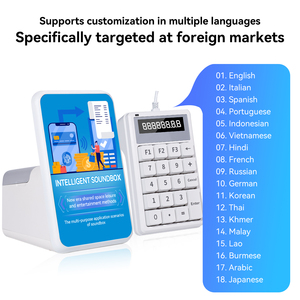 Md718c 4G Wifi thanh toán năng động QR Mã máy phát điện Hộp âm thanh với máy in nhiệt mới <span class=keywords><strong>POS</strong></span> giải pháp thanh toán - Product Image 6