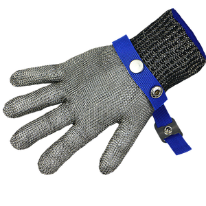 Gants <span class=keywords><strong>de</strong></span> sécurité réutilisables en acier inoxydable, mailles métalliques, anti-coupure, pour la <span class=keywords><strong>cuisine</strong></span> - Product Image 1