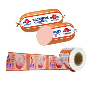 Boyaux de Saucisse Personnalisés Impression Flexographique Couleur Rose Polyamide Qualité Alimentaire Marque Kingred MOQ 100kg Calibre 20-160mm Emballage - Product Image 1