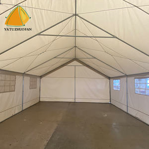 Tente d'urgence extérieure à quatre coins, tente de marché rouge, tente de stationnement, abri à une seule couche, secours médical - Product Image 2