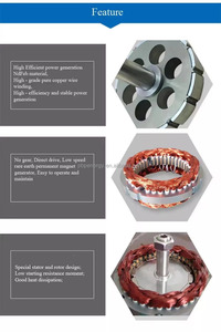 Generatore PMG Trifase a Bassa Velocità 2kW 3kW Personalizzabile per <span class=keywords><strong>Energia</strong></span> Gratuita in Impianti Idroelettrici e Ibridi Eolici - Product Image 4