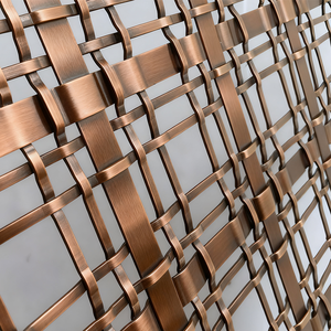 Tùy chỉnh cao cấp đồng cổ kim loại dệt lưới được sử dụng cho các tấm lưới kim loại để xây dựng màn hình tường rèm và phân vùng - Product Image 3