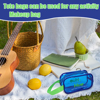 Trousse à cosmétiques en PVC avec logo imprimé sur mesure Trousse de maquillage en PVC à motifs personnalisables pour les détaillants