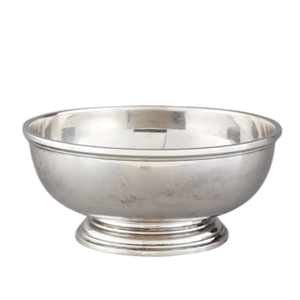 Antique Stainless Steel Champagne Bowl Large Wine <b>Ice</b> Bucket With <b>Footed</b> Base Heavy Duty Metal Beverage Tub For Party Chilling - Product Image 5