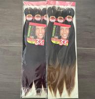 Extensions de cheveux synthétiques tressés de 52 pouces, qualité supérieure, faciles à tresser, en fibre Yaki, vente chaude en gros d'usine