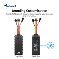 Autosali IOT GT10 4G GSM GPS Tracker Mini Localizador de Vehículos en Tiempo Real con SOS, Geo Valla, Compatible con PC, App Gratuita y Apagado Remoto del Motor
