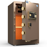 Coffre-fort de chevet avec clavier numérique, panneau tactile souple, armoire de sécurité en acier, port USB pour chambre à coucher, salon