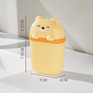 Boîte à Savon Portable Ours Cartoon, Boîte de Rangement Scellée Étanche pour Voyage, Maison, Salle de Bain, Camping - Product Image 6
