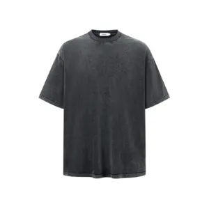 Kleidung Herren 280 gsm 100 % Baumwolle schweres Gewicht Übergröße High Street Wear T-Shirt hohe Qualität Übergröße Herrenbekleidung T-Shirts