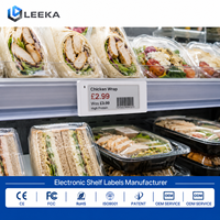 Etiqueta Electrónica de Precio Digital WiFi de 2.9 Pulgadas de LEEKA Factory, para Posicionamiento y Recolección en el Mercado de Productos Frescos, Proveedor para Cadenas Minoristas