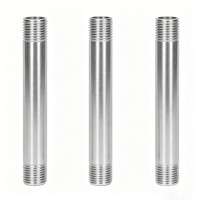 Manchon Droit Inox 304/316L Raccord de Tuyauterie Fileté et à Souder Connecteur Standard ANSI/ASME Qualité Industrielle