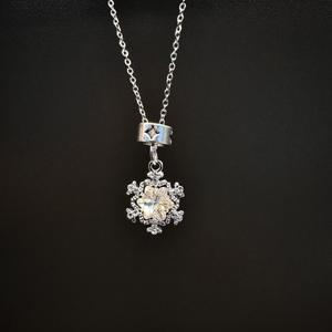 Conjunto de Collar con Colgante de Estrella de Diamantes Completos de Plata de Ley S925 con Pendientes, Cadena Brillante para Clavícula, Joyería Fina de Lujo para Mujer - Product Image 3