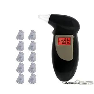 LLavero portátil, probador de alcohol, máquina, monitor de pérdida de peso, pequeño analizador digital respiratorio de conducción segura