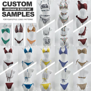 Fabricante de Moda Praia: Conjunto de Biquíni Rosa Personalizado com Corrente de Metal, Duas Peças, Poliéster/Nylon, Moda Praia Feminina em Tamanhos Grandes - Product Image 4