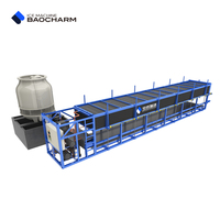 Grande capacité de production industrielle quotidienne Machine à glaçons à refroidissement direct par eau Machine à glaçons en bloc