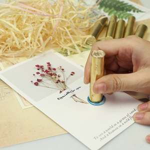 Латунный Мини-штамп для конверта, 1,5 см - Product Image 2