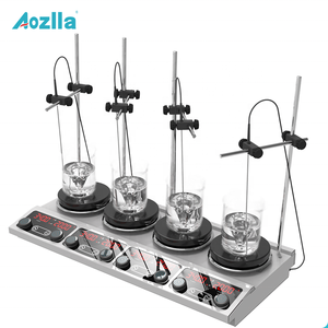Digital Multi-posição 4 Cabeça Posição Channel Hotplate Agitador Magnético Aquecimento BARATO MAGNÉTICO STIRRER para teste químico - Product Image 2