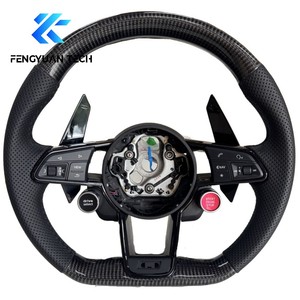 Volant en fibre de carbone LED OEM pour Audi A1 A3 A4 A5 A6 A7 <span class=keywords><strong>RS</strong></span> R8 RS3 C7 Q5 Q7 S3 S5 8V B8 B9 S4 Q3 Q8 TT - Product Image 1