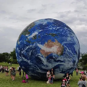 Étoiles gonflables géantes personnalisées à usage extérieur et intérieur terre et lune gonflables