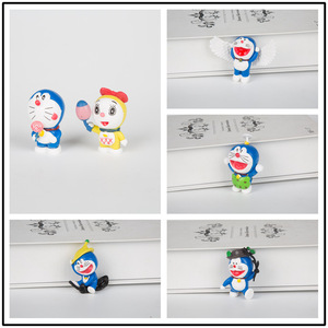Doraemon Cake Decoration Figurines 5cm Set Of 6 Reusable Birthday Ornament - Product Image 5