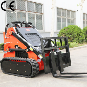 Spot Supply 300KG Wheel <b>Stand</b> On Drive Telescopic Front End Mini Skid Steer Loader With Attachments - Product Image 3