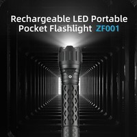 ZOOMFIRE Alliage d'aluminium IP65 Étanche De Poche LED Lampe De Poche Vélo Camping Tactique Type-C USB De Charge ZF001