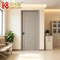 Portes intérieures modernes en bois composite massif, isolation acoustique, construction durable, salle à manger, chambre, hôtel, appartement, villa, salle de bain